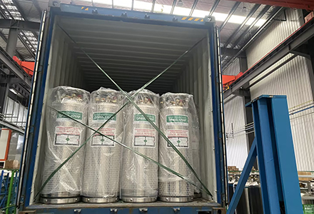 Dewar Tank DPL450 is Being Shipped to Vietnam