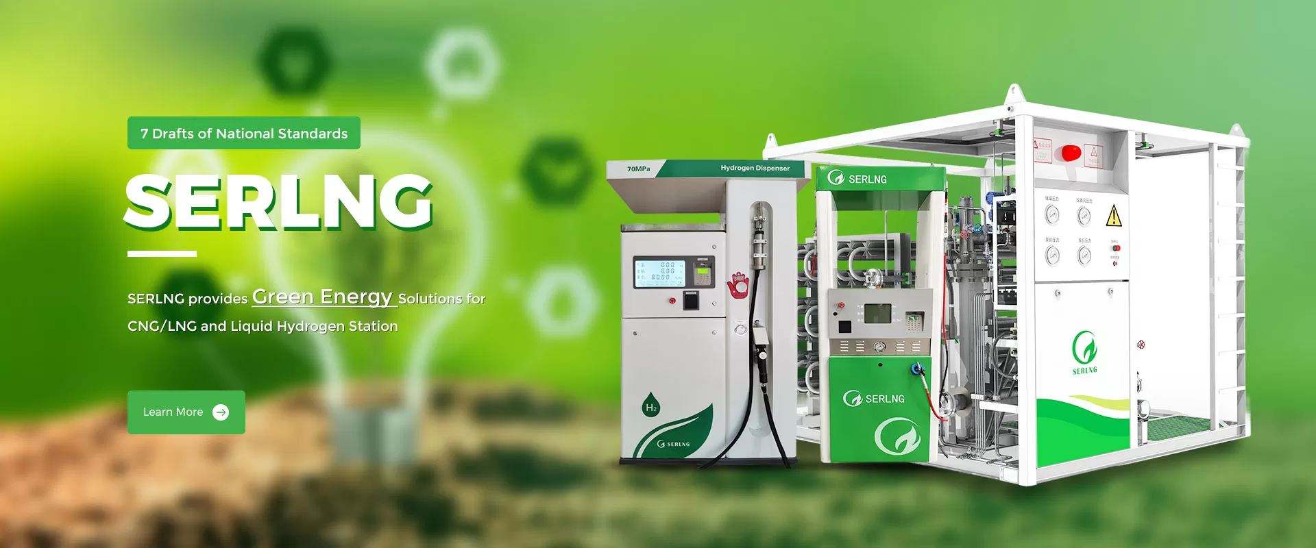 SERLNG provides Green Energy_Solutions for CNG/LNG and Liquid Hydrogen Station